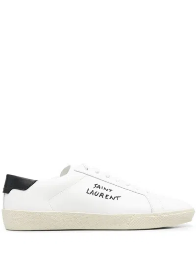 SAINT LAURENT WHITE CLASSIC SNEAKERS