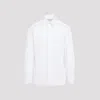 Saint Laurent Crips White Cotton Shirt In White