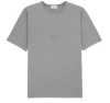 Saint Laurent White Cotton T-shirts And Polos In Multi