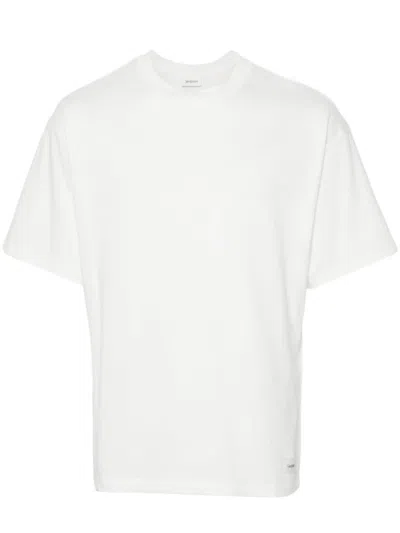 Saint Laurent Cotton And Modal T-shirt In White