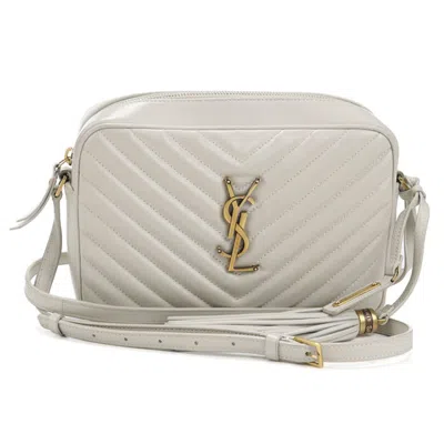 Pre-owned Saint Laurent White Leather Shoulder Bag ()
