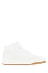 Saint Laurent White Leather Sl/80 Sneakers