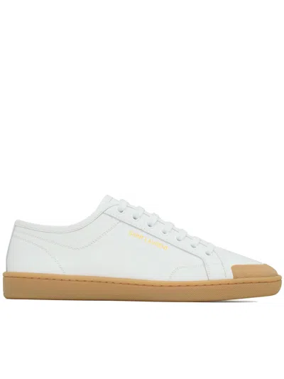 Saint Laurent White Leather Sneaker