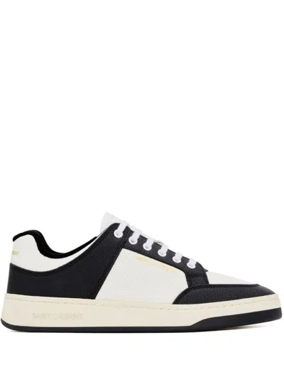 SAINT LAURENT WHITE LOGO SNEAKERS