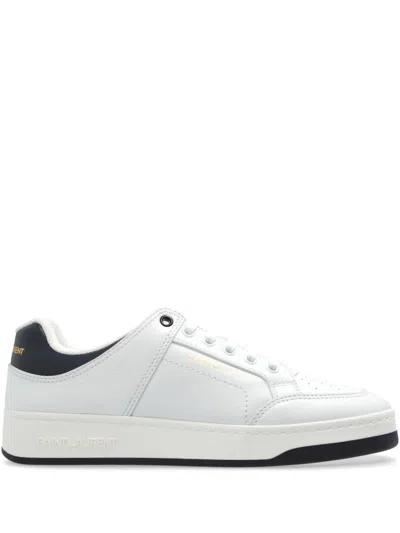 Saint Laurent White Low Top Sneakers