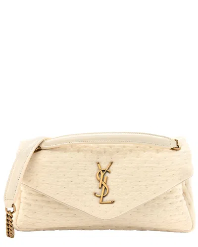 Saint Laurent White Organza Small Calypso (authentic Pre-loved)