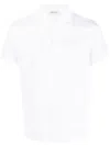 Saint Laurent Monogram Polo Shirt In White