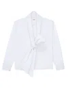 Saint Laurent White Regular Solid Shirt In White