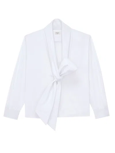 Saint Laurent White Regular Solid Shirt