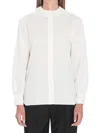 Saint Laurent White Regular Solid Shirt In White