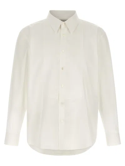 Saint Laurent White Regular Solid Shirt In Neutral