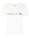 Saint Laurent Reverse Logo T-shirt In White