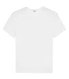 Saint Laurent Basic Crewneck Fitted T-shirt In White