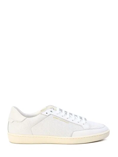 Saint Laurent White Sl/10 Low Sneakers
