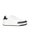 Saint Laurent White Smooth Leather Sl/61 Sneakers In White