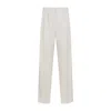 Saint Laurent Tailored Trousers In Sophisticated Nude Tone In Neutral