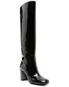Saint Laurent Who Leather Boot In Black