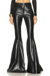 Saint Laurent Wide Leg Pant In Noir