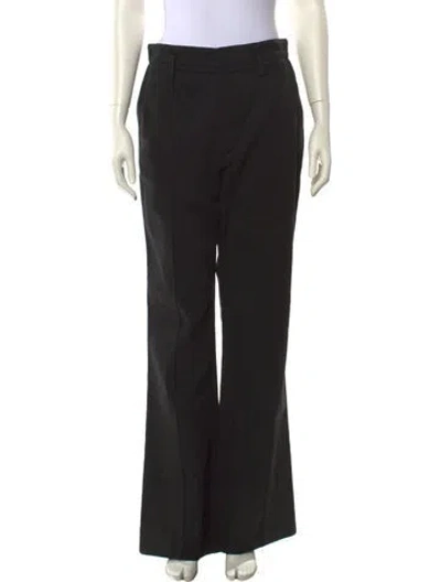 Pre-owned Saint Laurent Wide Leg Pants In Black