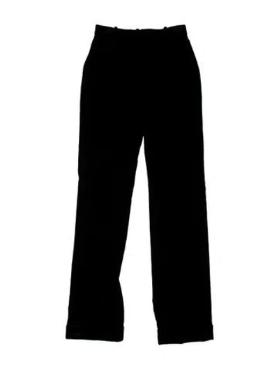 Pre-owned Saint Laurent Wide Leg Pants In Black