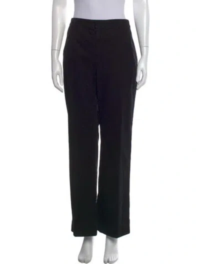 Pre-owned Saint Laurent Wide Leg Pants In Black