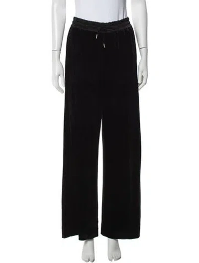 Pre-owned Saint Laurent Wide Leg Pants In Black