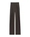 Saint Laurent Wide-leg Pants In Wool Chiné