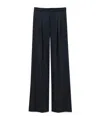 Saint Laurent Wide-leg Trousers In Black
