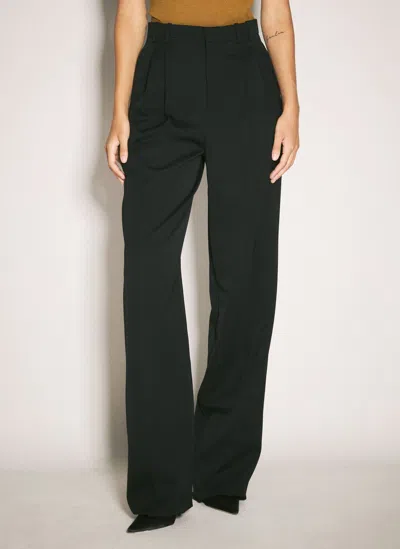 パンツ Saint Laurent Black satin wide-leg pant Saint Laurent Black Satin Wide-leg Pant | ModeSens