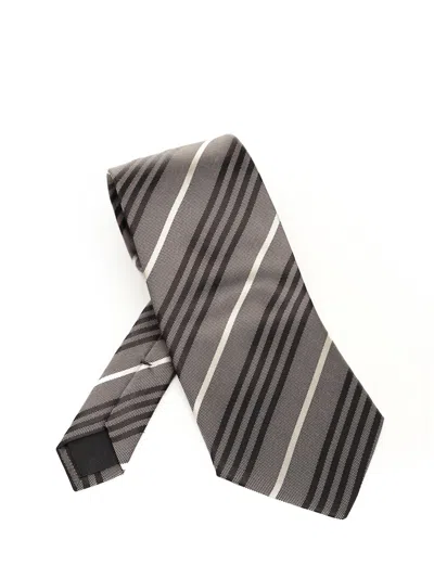 Saint Laurent Wide Tie Ties And Bow Ties Beige