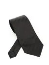 Saint Laurent Wide Tie Ties And Bow Ties Black In Brown