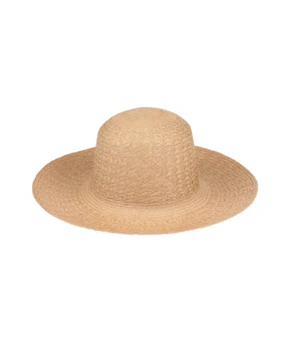 Saint Laurent Wide-brimmed Sun Hat In Nude