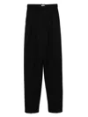 Saint Laurent Wideleg Pants In Grain De Poudre