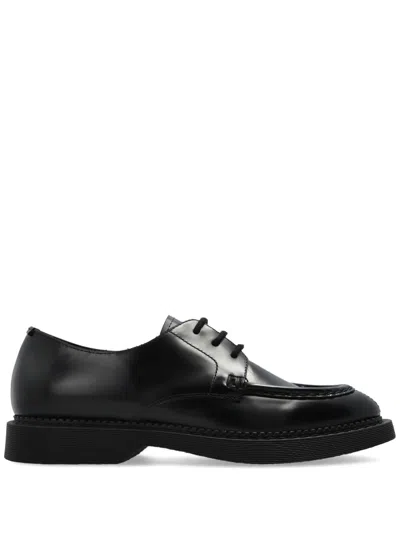 Saint Laurent Wim Derby Shoes In Black