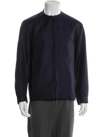 Pre-owned Saint Laurent Windbreaker In Gray