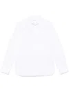 Saint Laurent Wingtip-collar Cotton Shirt In White