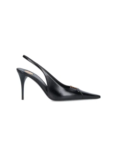 Saint Laurent With Heel In Black