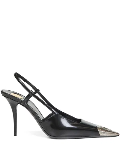 Saint Laurent With Heel Blacks And Greys