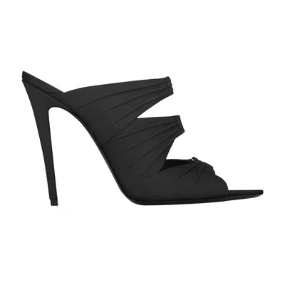 Pre-owned Saint Laurent Wmns Emilie Mule Sandal 'black' | Women's Size 38