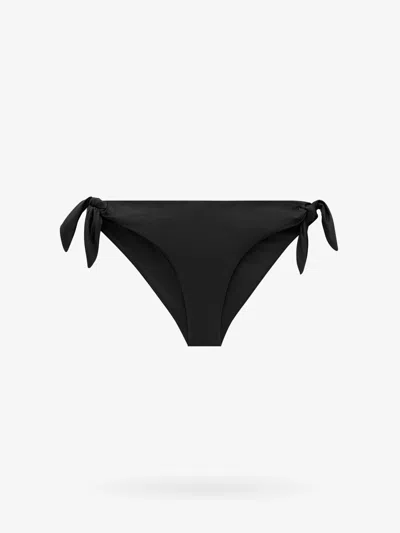 Saint Laurent Woman Bikini Slip Woman Black Swimwear