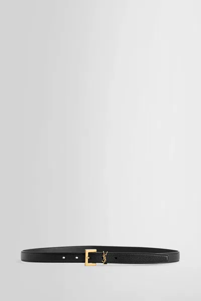 Saint Laurent Woman Black Belts