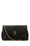 Saint Laurent Large Calypso Leather Chain Bag In Black