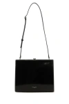 Saint Laurent Women Black Leather Le Anne-marie Shoulder Bag In Black