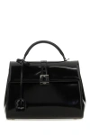 SAINT LAURENT SAINT LAURENT WOMAN BLACK LEATHER SMALL LE FERMOIR HANDBAG