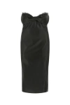Saint Laurent Women's Satin Dress In Black