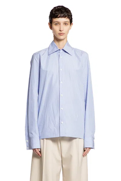 Saint Laurent Woman Blue Shirts