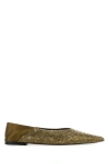 Saint Laurent Nour Slippers In Satin Crepe And Rhinestones In Multicolor