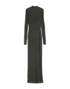 Saint Laurent Woman Maxi Dress Military Green Size M Viscose, Polyamide, Elastane