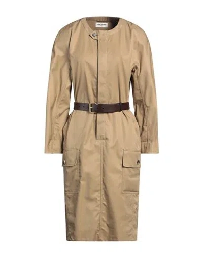 Saint Laurent Midi Workwear Dress In Gray