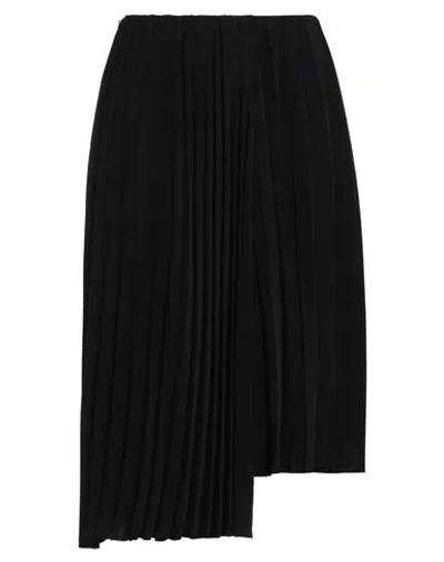 Saint Laurent Woman Midi Skirt Black Size 4 Triacetate, Polyester